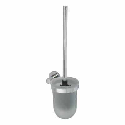 Style Toilet Brush Holder - 365 x 135 x 110mm - Polished Chrome