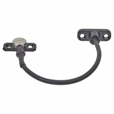 Perma Permanent Fixed Cable Window Restrictor - Black
