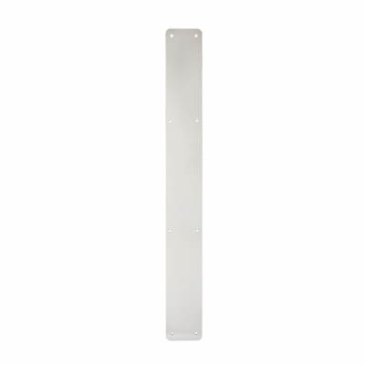 Aluminium Plain Finger Plate - 1000 x 100 x 1.5mm - Satin Anodised