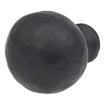 Ball Cabinet Knob - 30mm Diameter - Antique Black Iron