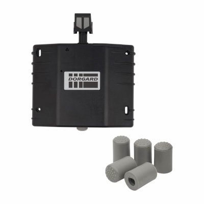 Fireco Dorgard Fire Door Holder - Black with Spare Ferrules