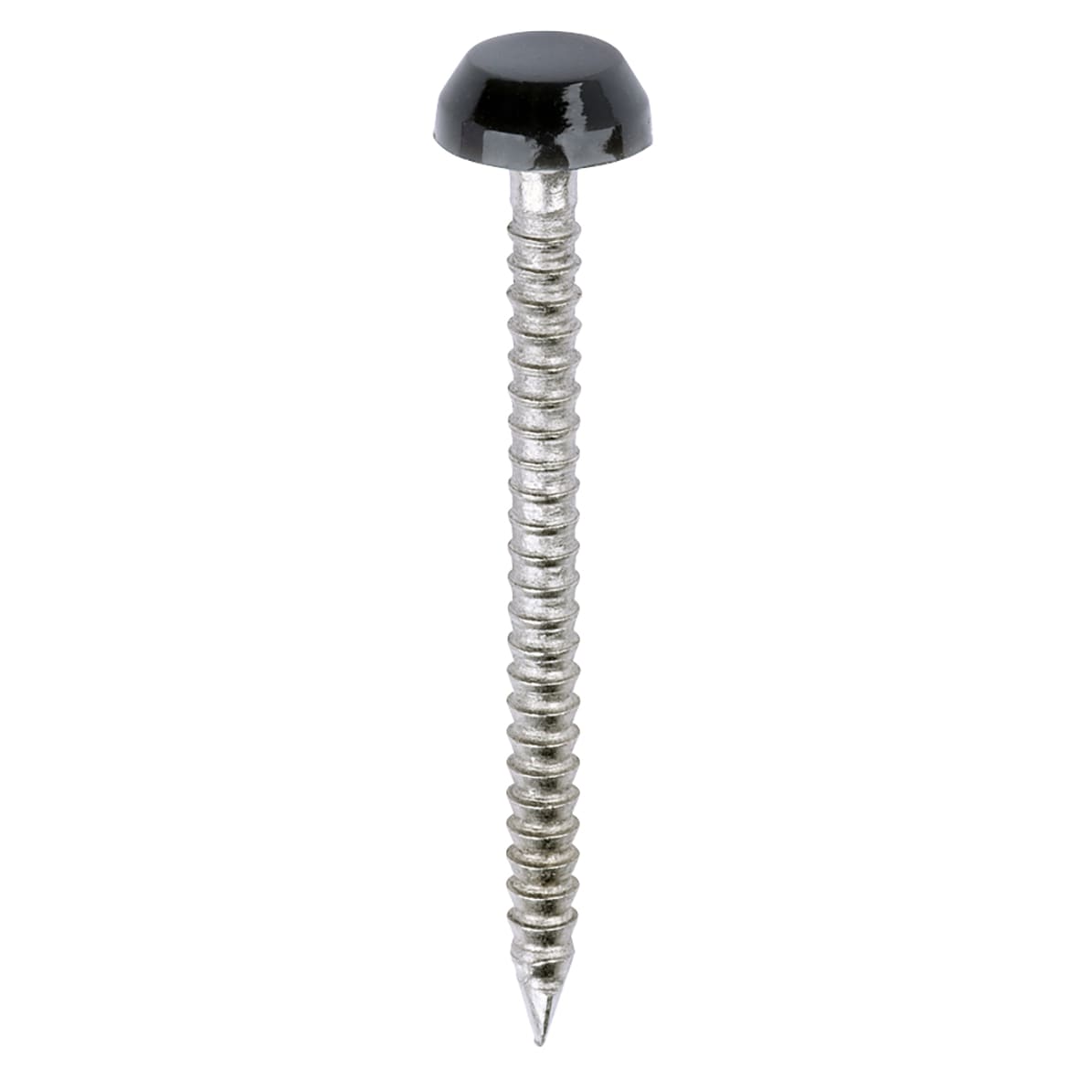 Polymer Headed Pins - 30mm Length - Grey - Pack of 250
