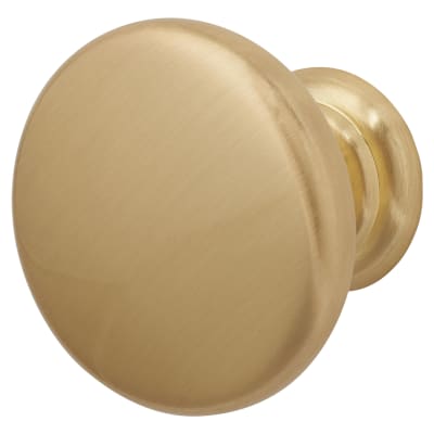 Crofts & Assinder Monmouth Round Cabinet Knob - 38mm Diameter - Brushed Satin Brass 634916P