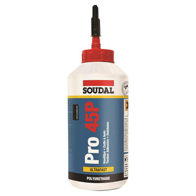 Pro 45P Polyurethane Wood Adhesive - 5000ml - Brown