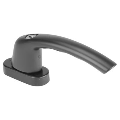 uPVC/Timber Tilt & Turn Espagnolette Locking Multipoint Window Handle - Dual - Black