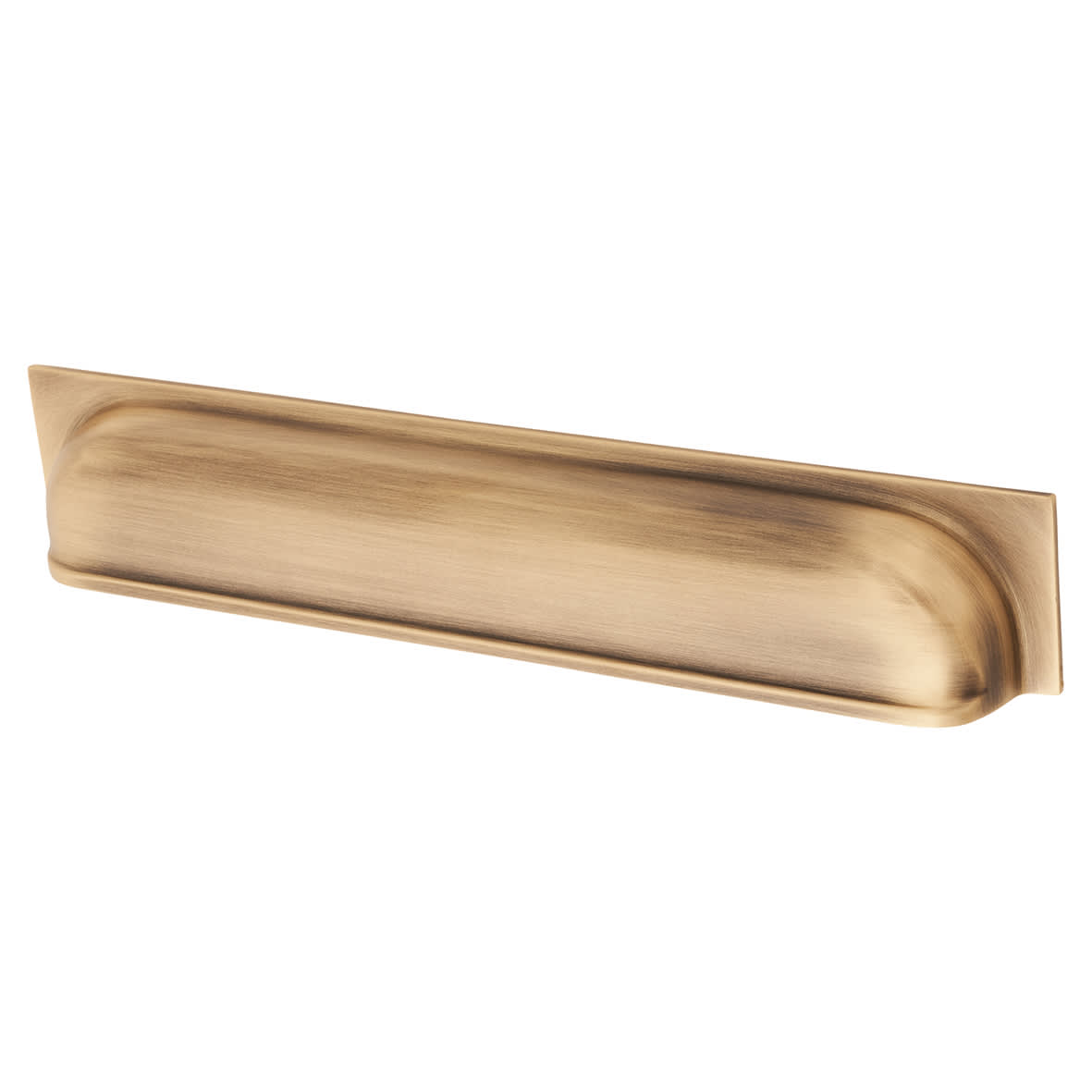 Quantock Cabinet Cup Handle - 203mm Centres - Antique Brass