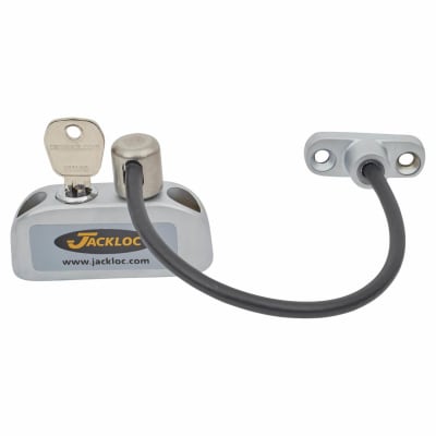 Pro-5 Key-Locking Cable Window Restrictor - Satin Chrome