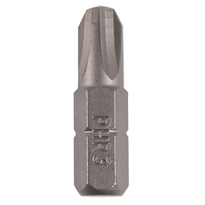 Steel Driver Bits - Phillips - - 25mm Length - Pack of 10