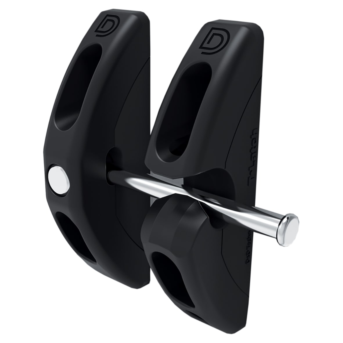 D&D Locking Toggle Gate Latch - 120 x 40mm - Black