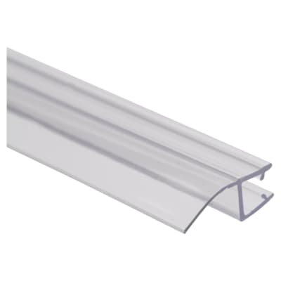 Clear PVC Shower Seal - Seal and Wipe - Suits 4-6mm Glass