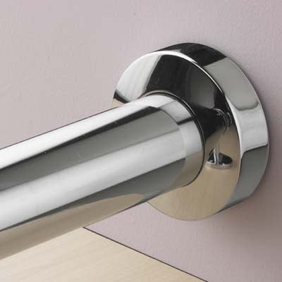 40mm Concealed Fixing Flange - 24mm Length - Polished Chrome