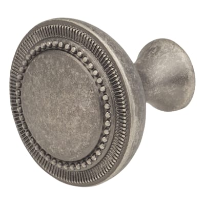Averill Round Cabinet Knob - 30mm Diameter - Antique Pewter