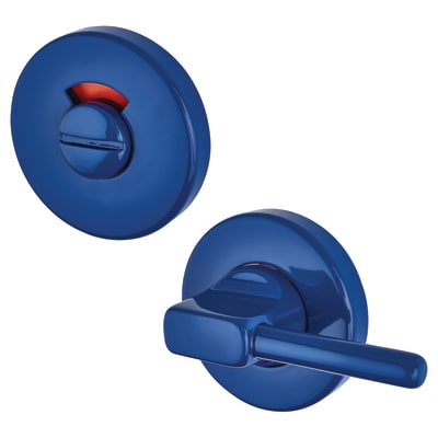 Nylon Disabled Bathroom Turn & Release - 52mm Diameter - Cobalt Blue