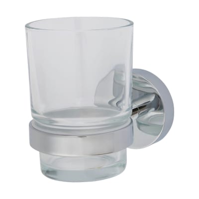 Epsom Flexi-Fix Tumbler & Holder - 96 x 68 x 106mm - Polished Chrome