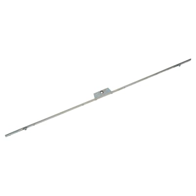 Slim U-Rail Offset Espagnolette uPVC Window Lock - 800mm Length - 20mm Backset - 6mm Cam