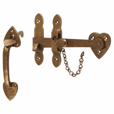 Antique Bronze Cottage Thumb Latch Set