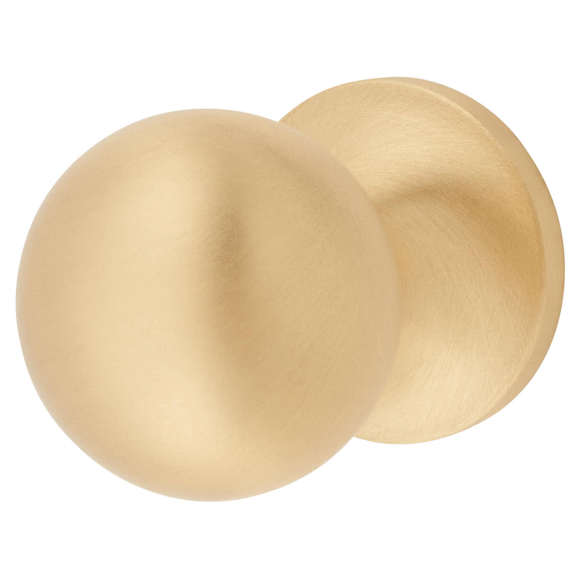 Marcus Ball Cabinet Knob - 25mm Diameter - Satin Brass