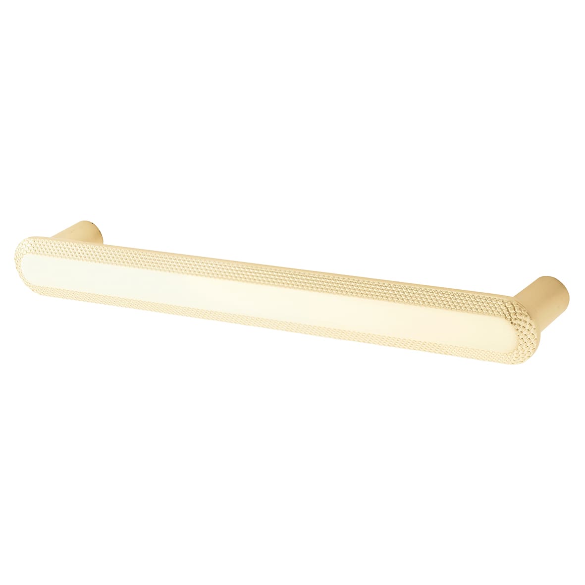 Morley 19mm Bobbled D-Bar Cabinet Pull Handle - 160mm Centres - Satin Brass