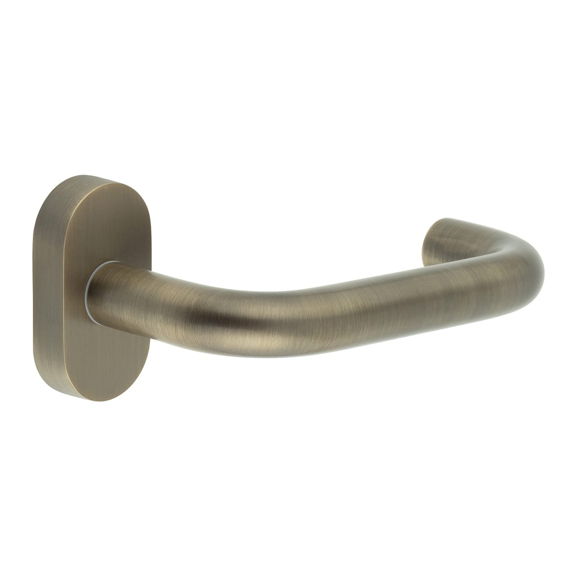 Antique Brass uPVC Multipoint Door Handles on Oval Rose - CR-106 Range