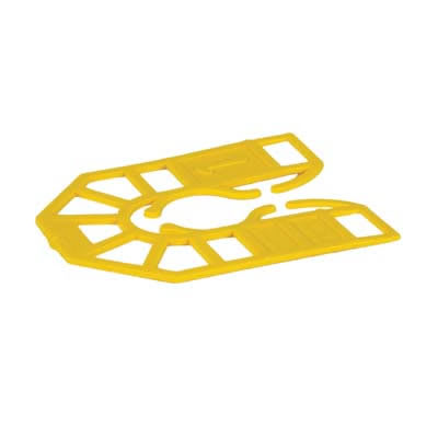 Horseshoe Packer Shims - 55 x 43 x 1mm - Yellow - Pack of 200