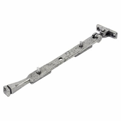 Avon Casement Window Stay - 10"/254mm Length - Pewter