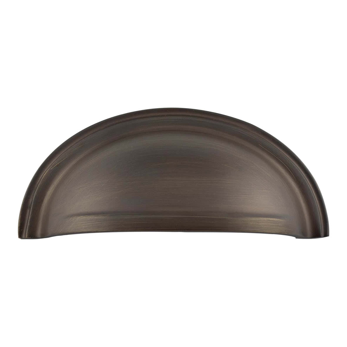Cabinet Cup Handle - 70mm Centres - Antique Brass