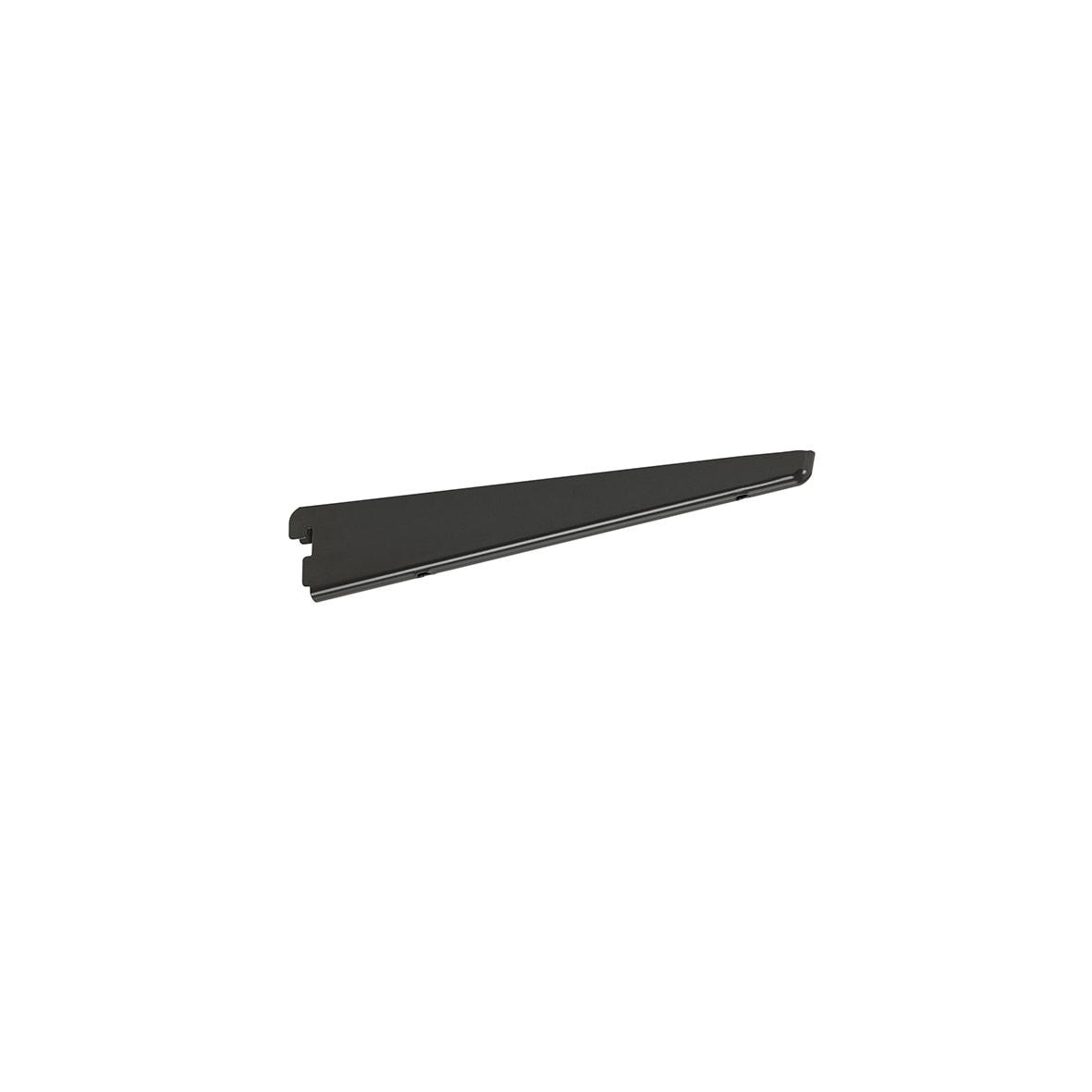 Twin Slot Shelving System - Shelf Bracket for Solid Shelving - 270mm Length - Graphite