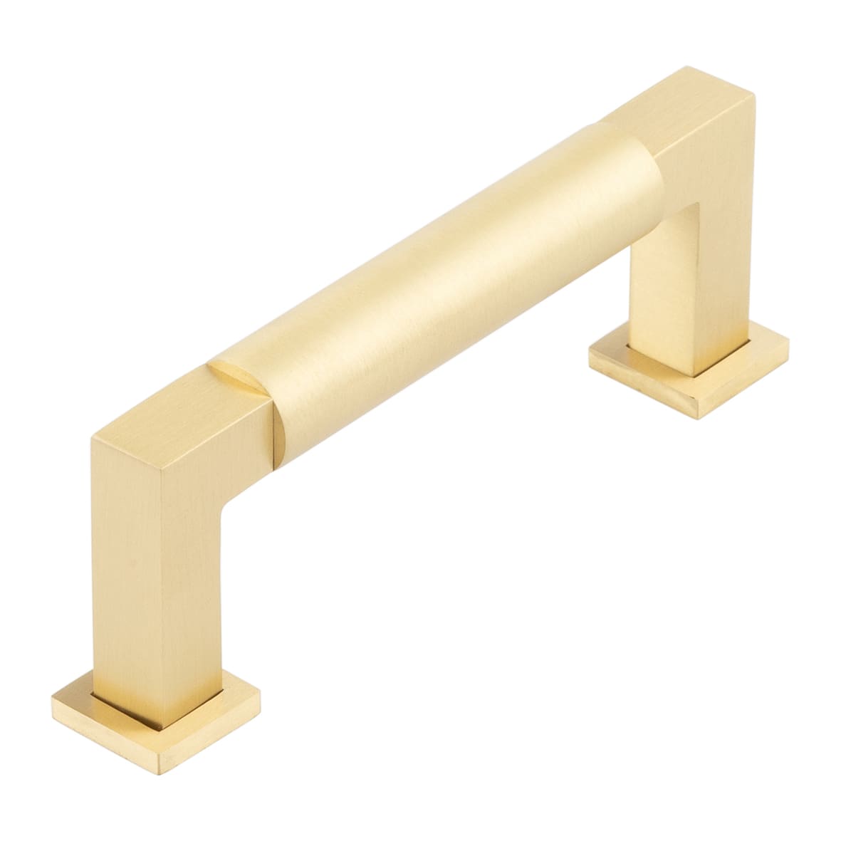 Westminster 17.5mm D-Bar Cabinet Pull Handle - 96mm c/c - Satin Brass