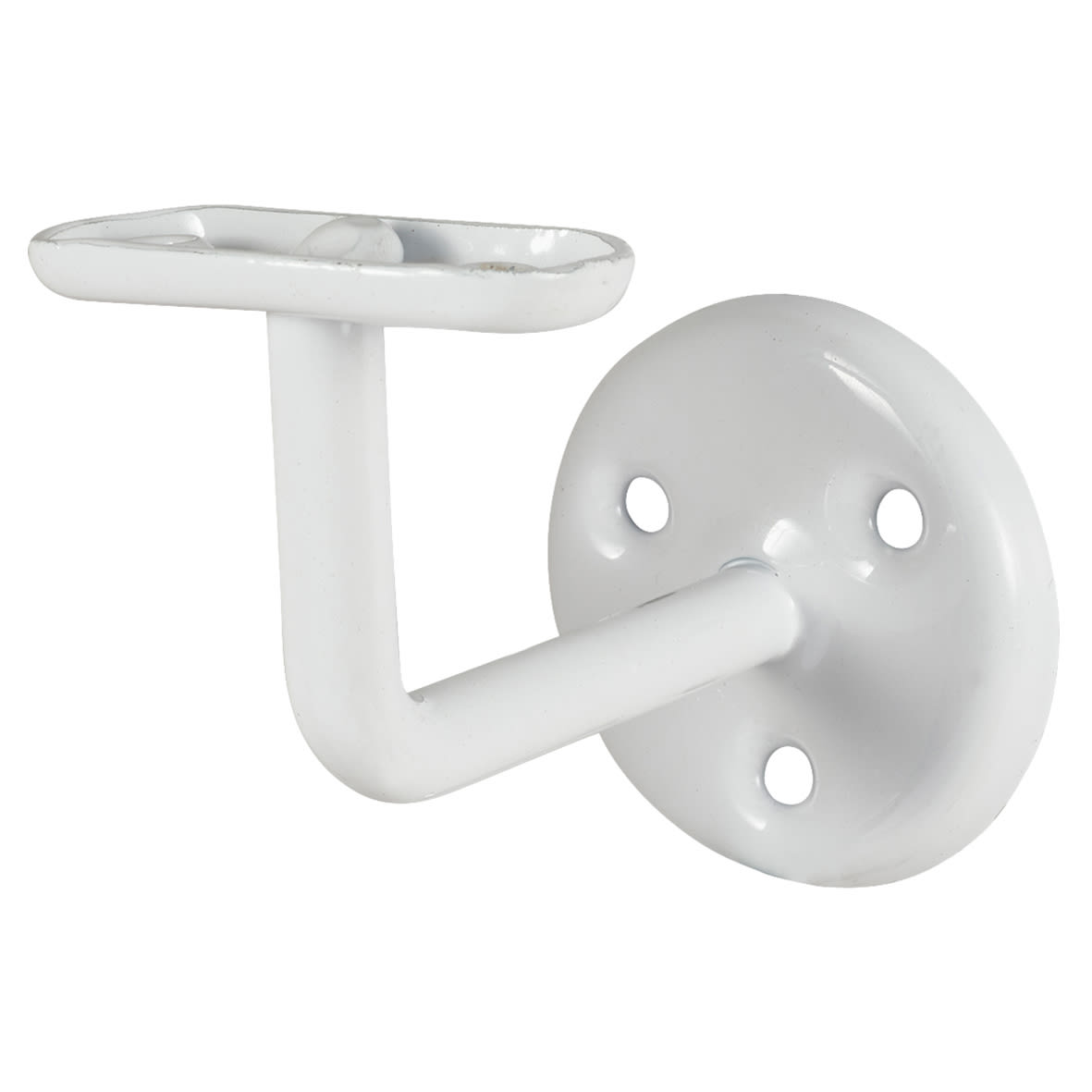 Handrail Bracket - 75mm Projection - White