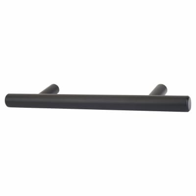12mm T-Bar Cabinet Pull Handle - 96mm Centres - Matt Black