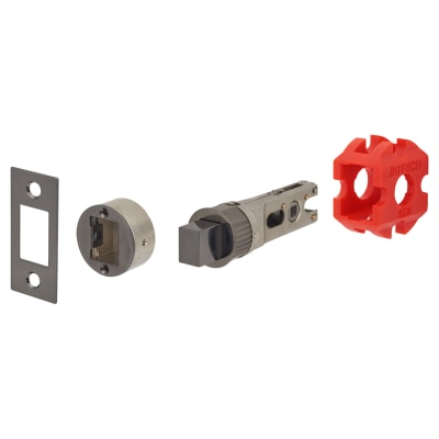Smartbolt Bolt Through Bathroom Deadbolt - 77mm Case - 57mm Backset - Black Nickel