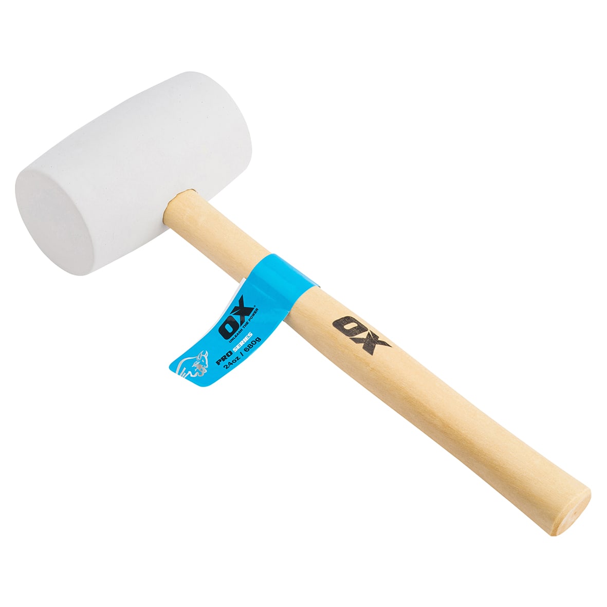 Pro White Rubber Mallet - 24oz