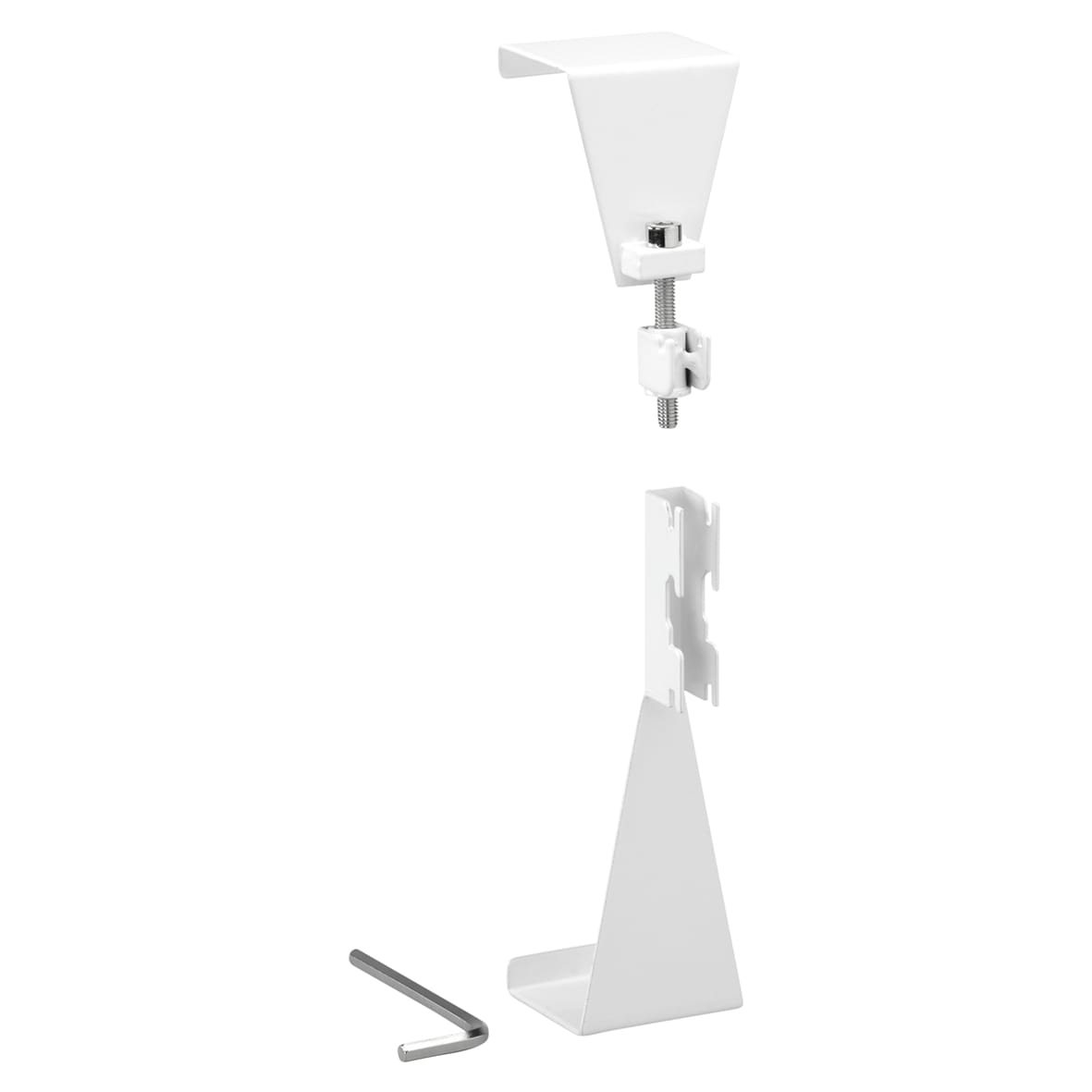Top Track System - Over Door Hook - 150 x 68 x 40mm - White