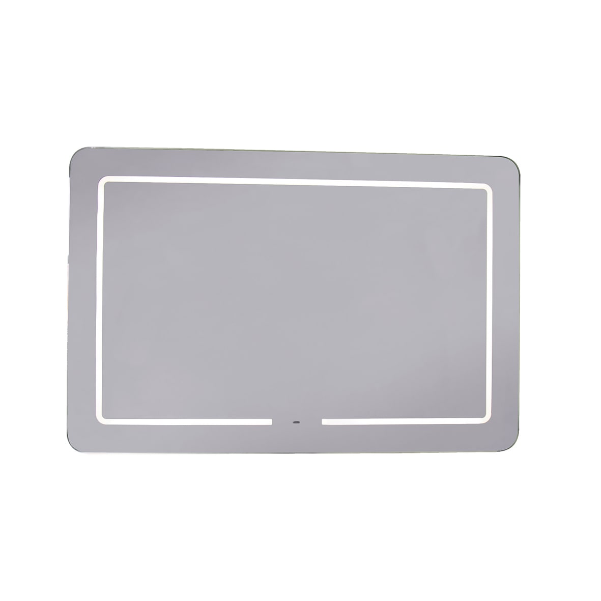 Flexi-Fix Chaumont 23W LED Bathroom Mirror - Demister & Shaver Socket - 900 x 600 x 55mm