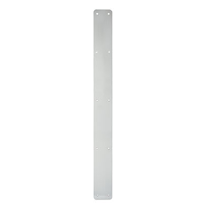 Aluminium Plain Finger Plate - 1000 x 75 x 1.5mm - Satin Anodised