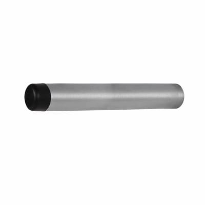 Cylinder Pattern Projection Door Stop - 115mm Projection - Satin Chrome