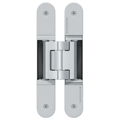 Tectus 3D Concealed Door Hinge - 200 x 32mm - F1 Matt Chrome - Pair