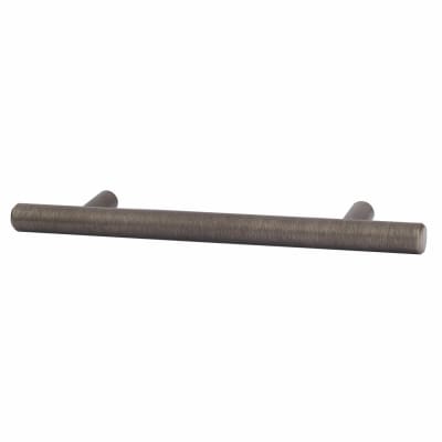 12mm T-Bar Cabinet Pull Handle - 128mm Centres - Brushed Pewter Effect