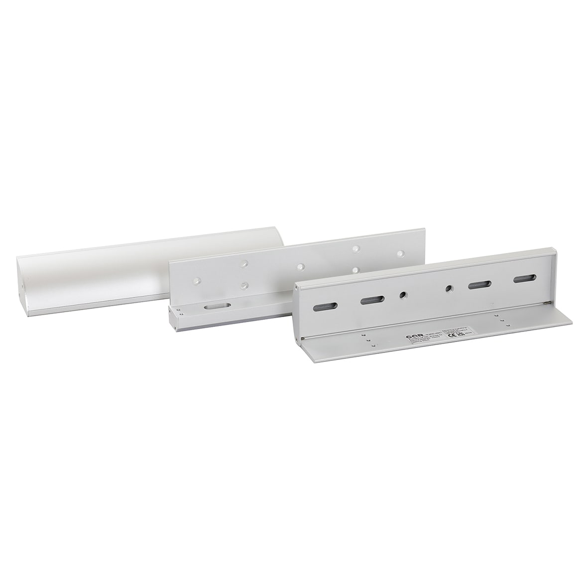 Electromagnetic Door Lock Z and L Bracket - 181 x 49 x 50mm - Slimline Magnet