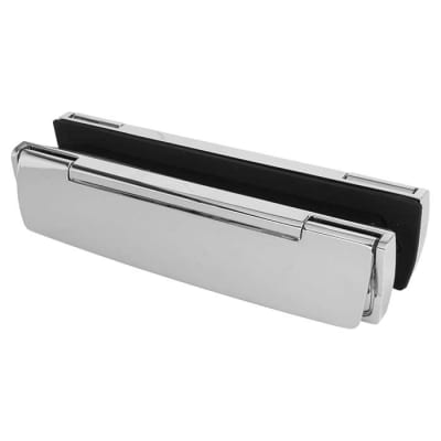 AR708A Letter Plate - 310 x 76mm - Polished Chrome