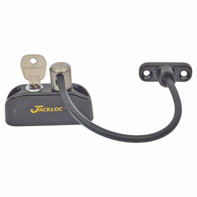 Pro-5 Key-Locking Cable Window Restrictor - Black