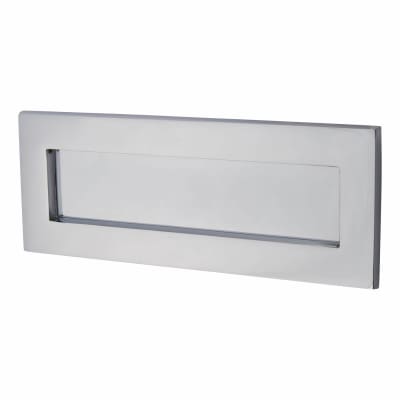 Marcus Letter Plate - 254 x 101mm - Polished Chrome