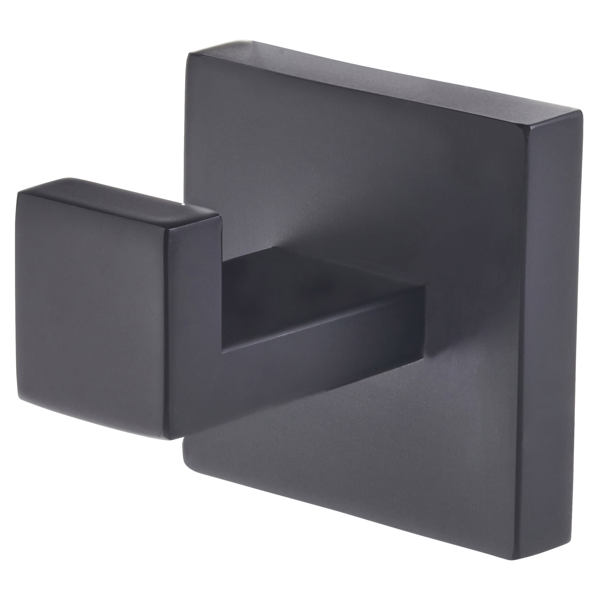 Modern Robe Hook - 60 x 55 x 55mm - Matt Black