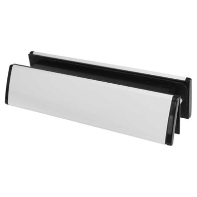 Letter Plate - 300 x 70mm - 40-80mm Door Thickness - White