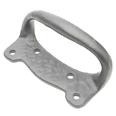Iron Sash Window Pull Handle - 80mm Length - Antique Black Iron
