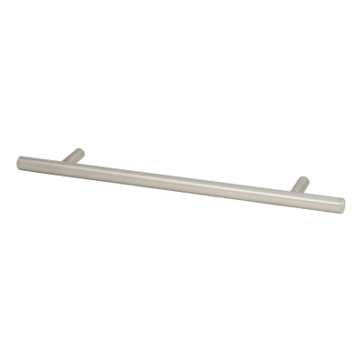 10mm T-Bar Cabinet Pull Handle - 160mm Centres - Satin Stainless Steel