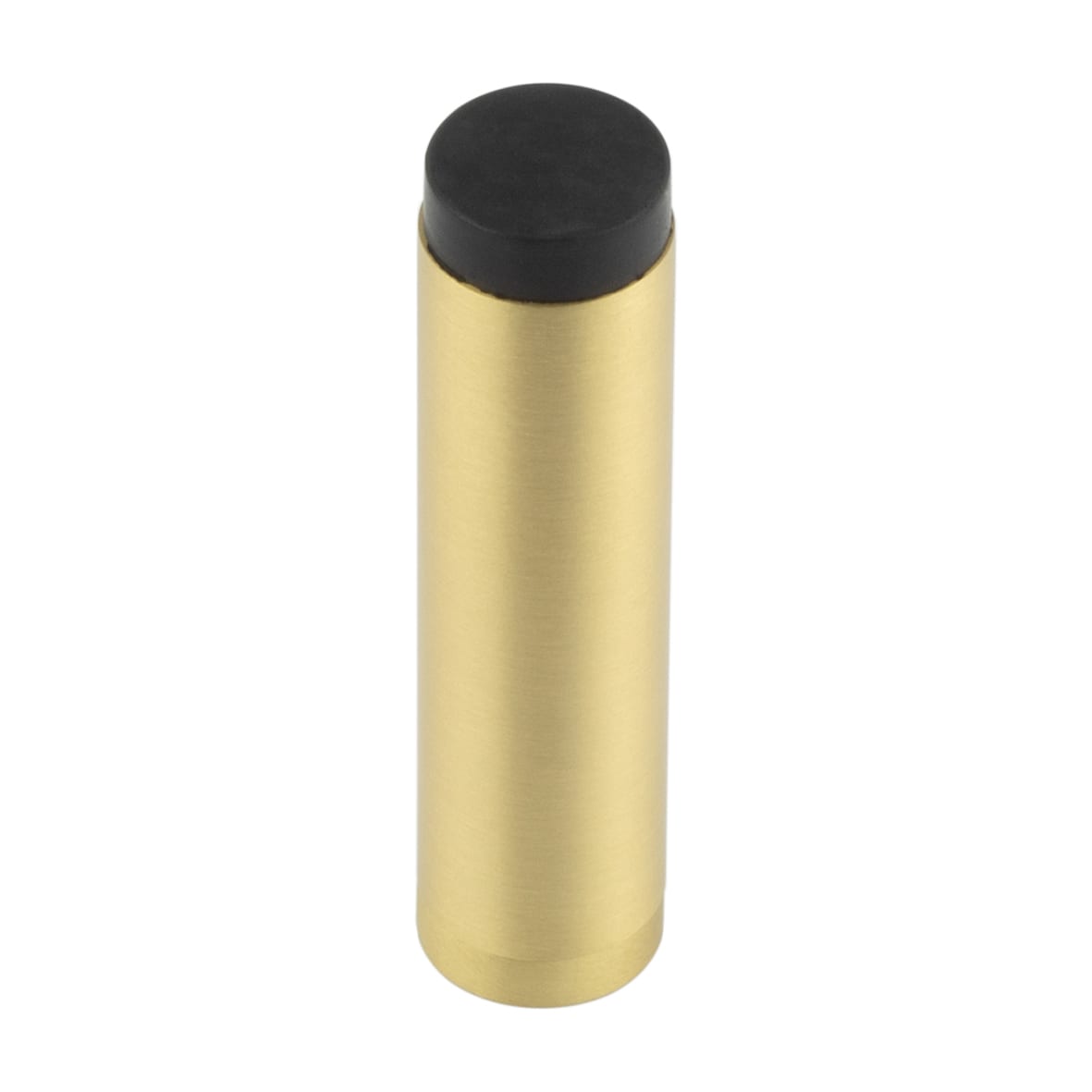 Plain Projection Door Stop Without Rose - 76mm Projection - Satin Brass