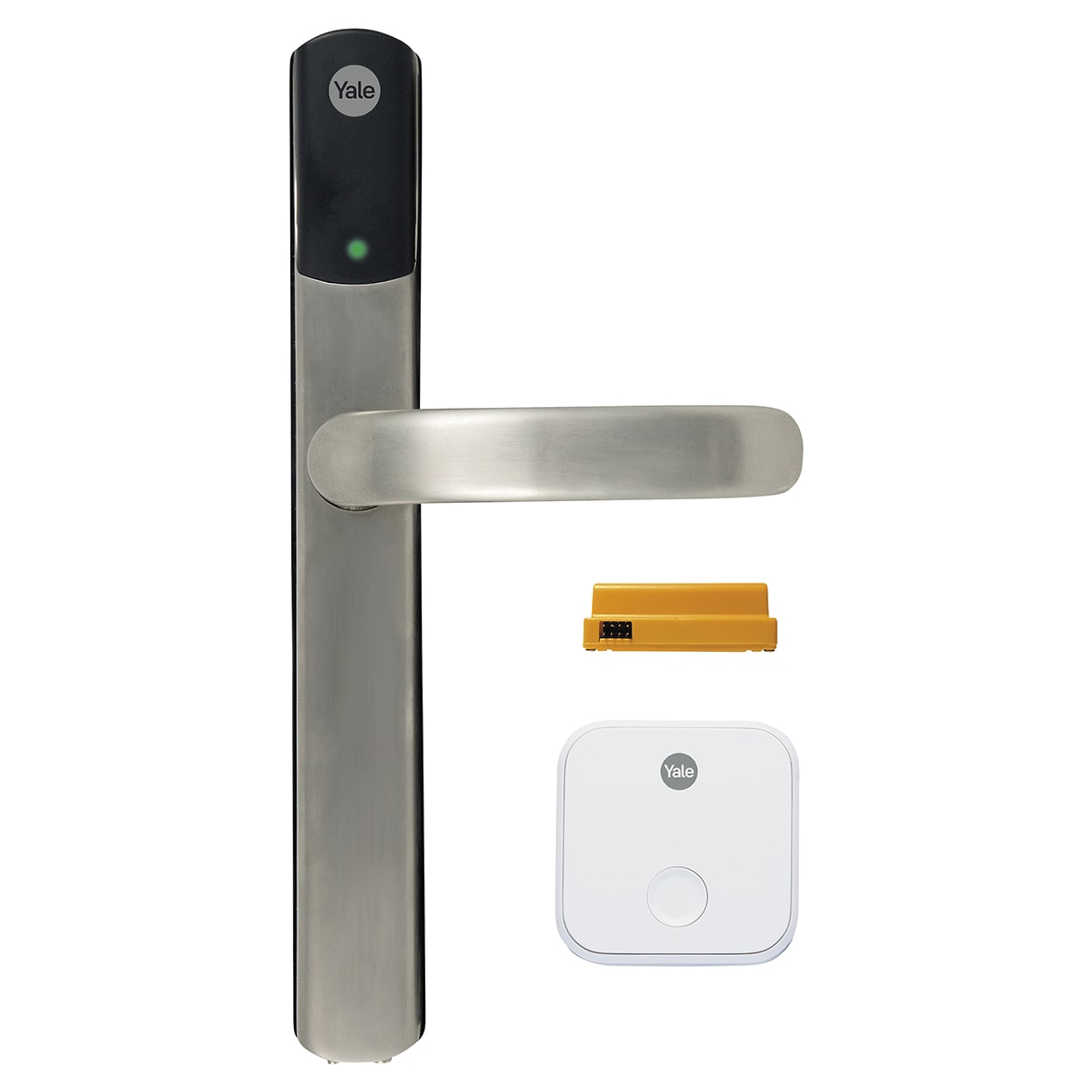 Satin Nickel Conexis L2 Electronic Multipoint Smart Lock Door Handles - SD-L2000-SN 384356P