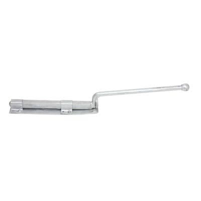 Monkey Tail Gate Bolt - Straight Handle - 450mm Length - Galvanised