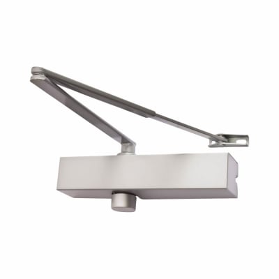 Overhead Fire Door Closer - Power Size 2-4 - Push/Pull Mounting - Silver